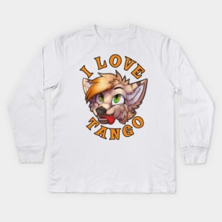 I LOVE TANGO Design Kids Long Sleeve T-Shirt